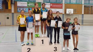 3. Platz für Jens Näser und Ilka Oechsner im U15 Mixed