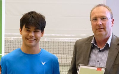 Kilian vom Team Nürnberg als Talent des Monats ausgezeichnet