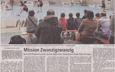 Badminton in den Nürnberger Nachrichten